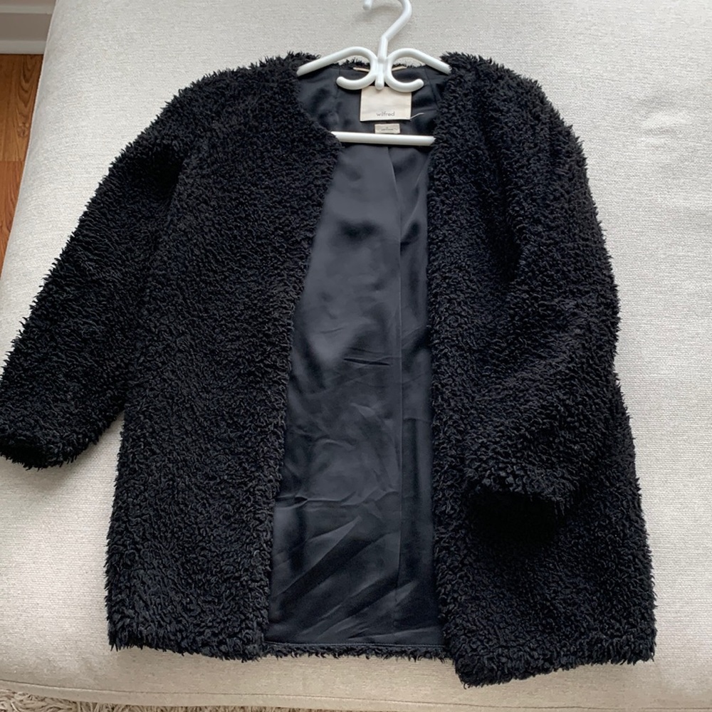 Aritzia Wilfred teddy coat